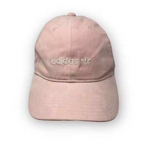 Adidas Blush Pink White Relaxed Plus Strapback Women’s Hat Cap OSFM